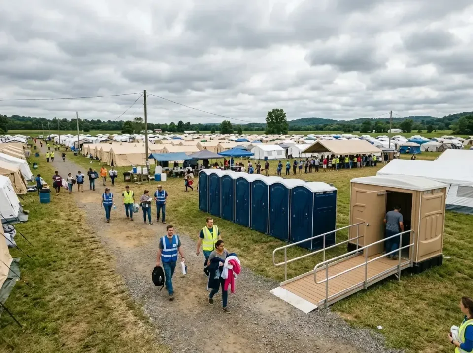 disaster-relief-camp-restrooms-010 — frequently asked questions, Dumpster & Portable Bathrooms Rental in McFarland, WI
